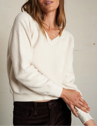 Zuri Reverse Fleece Sweatshirt, Sugar