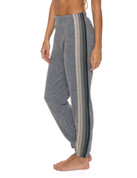 5 Stripe Sweatpants, Heather Grey/Grey