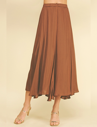 Sophia Midi Skirt, Chocolate