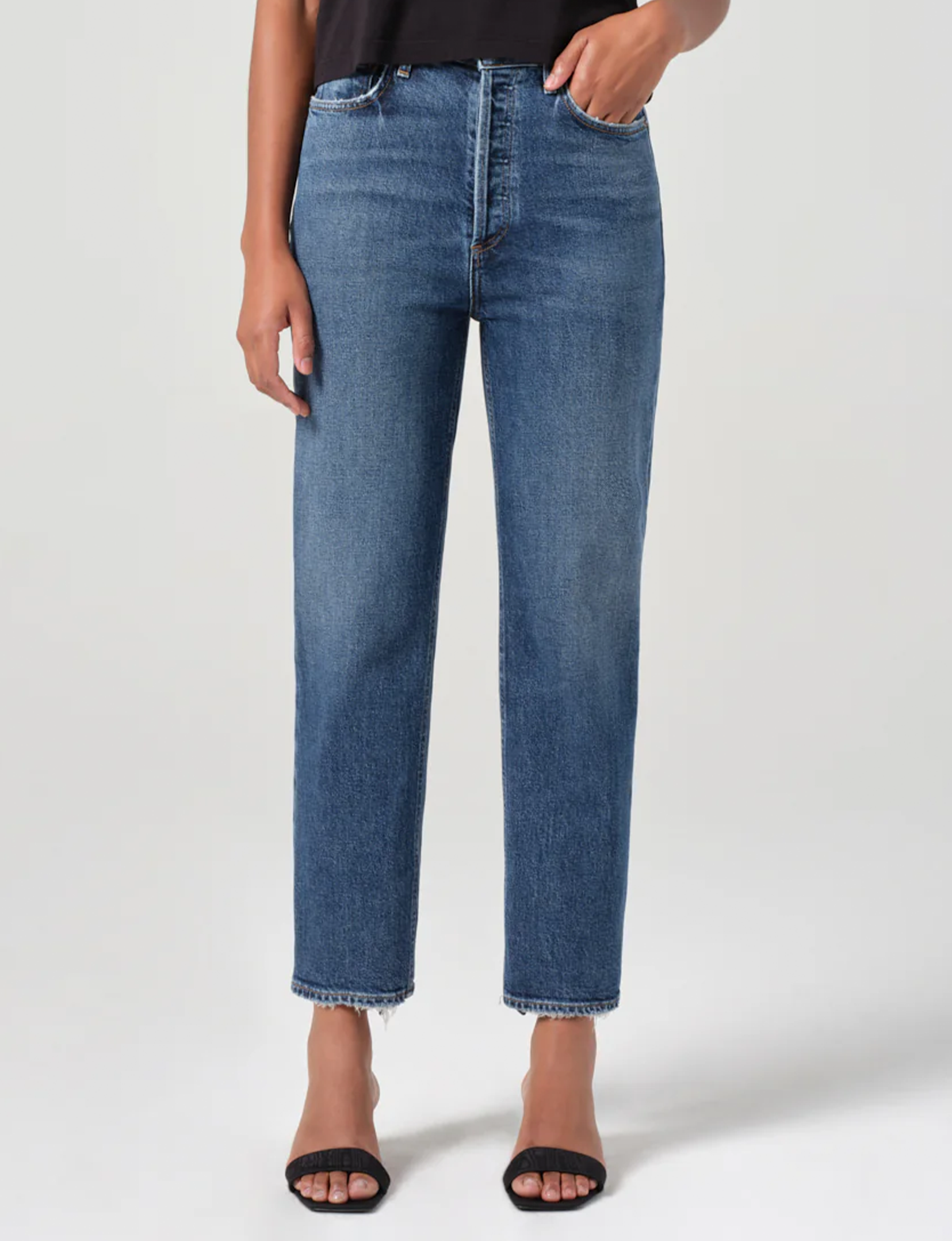 90's Pinch Waist Crop,