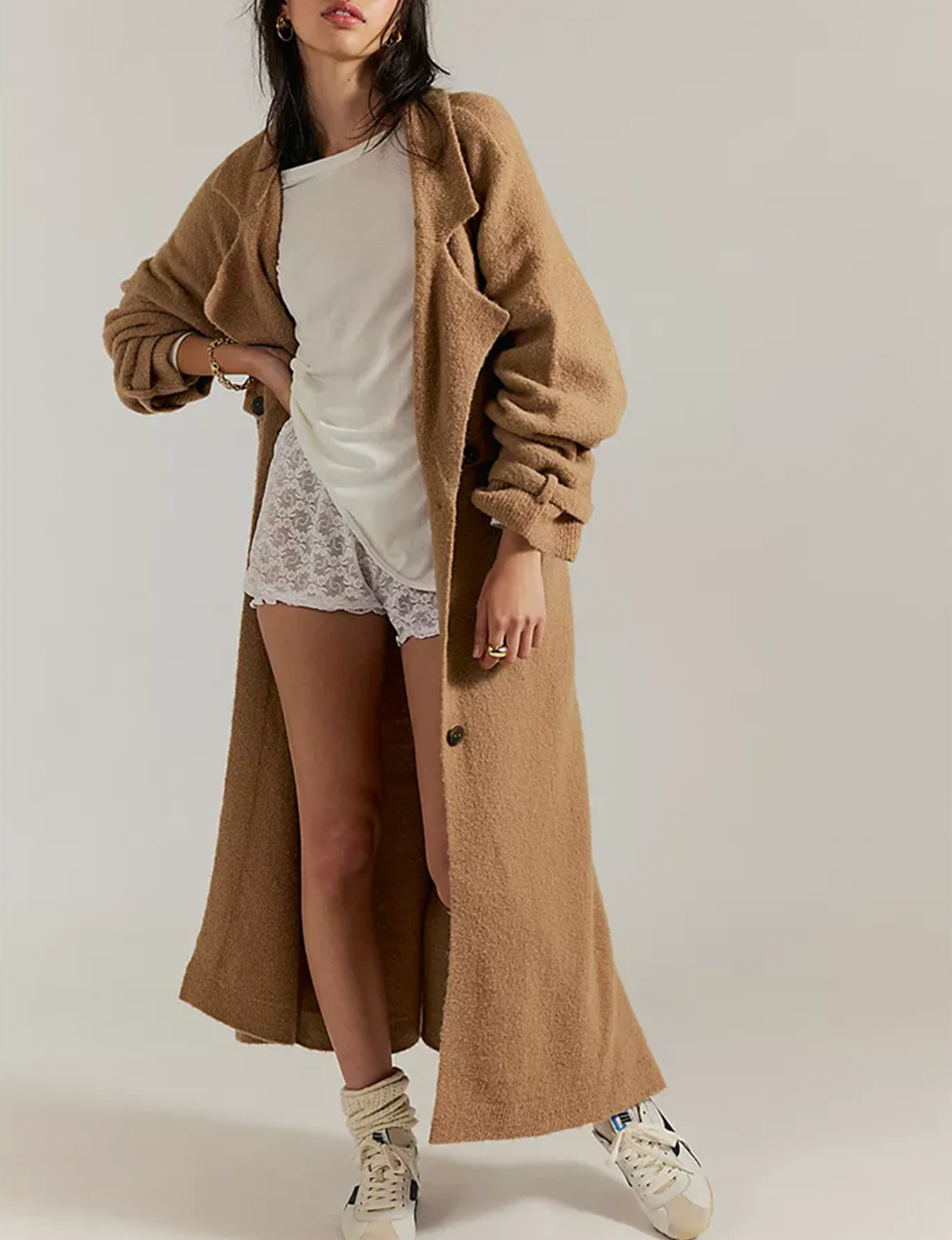 WTF Trespass Maxi Cardi, Morning Sand