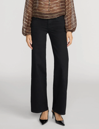 Low Rise Le Slim Palazzo, Black