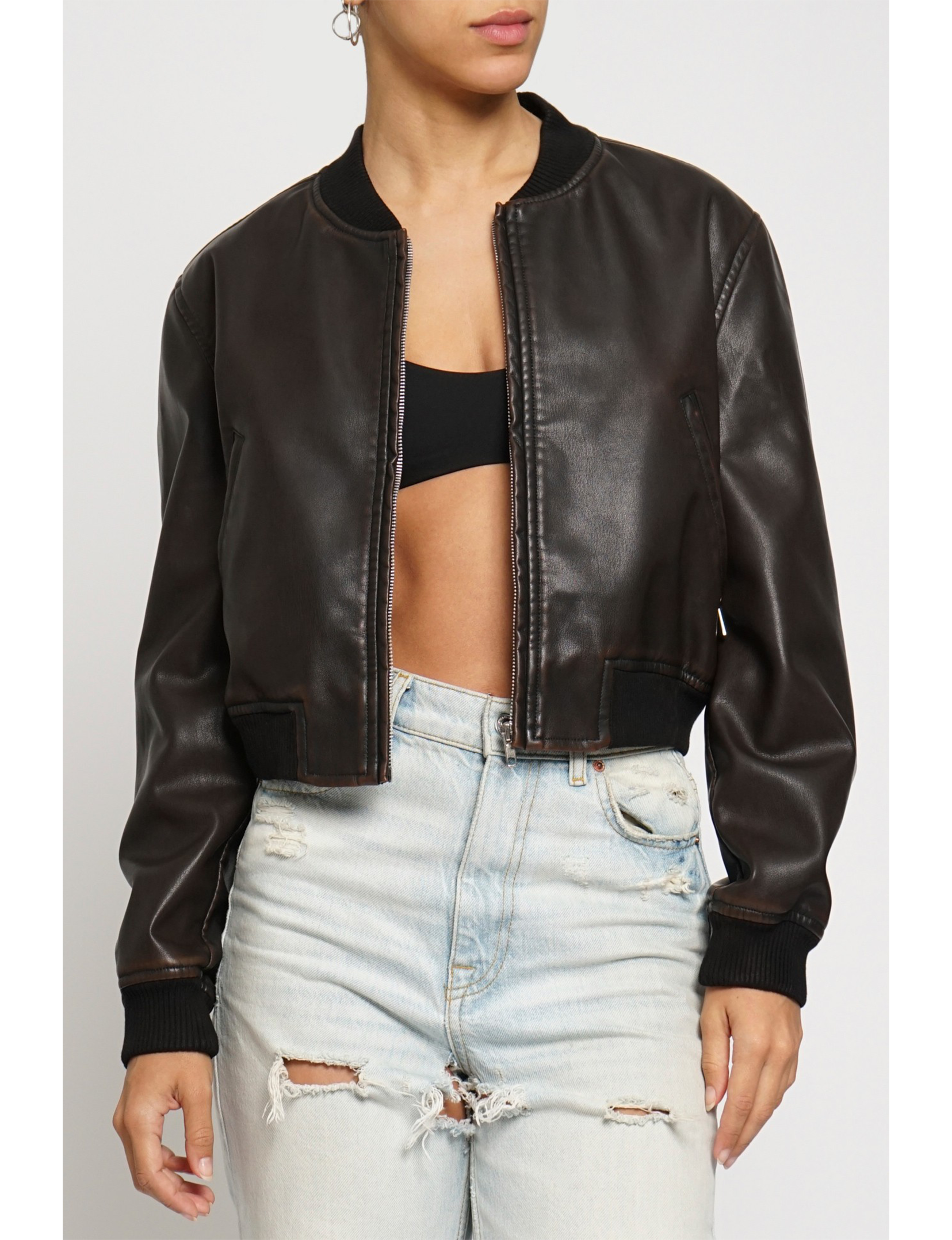 Washed Bomber, Brown