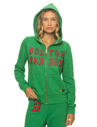 Boston Red Sox Zip Hoodie, Kelly Green