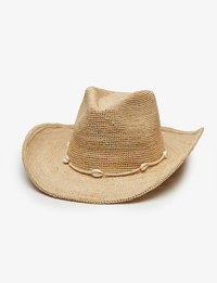 Reed Raffia Cowboy Hat, Natural