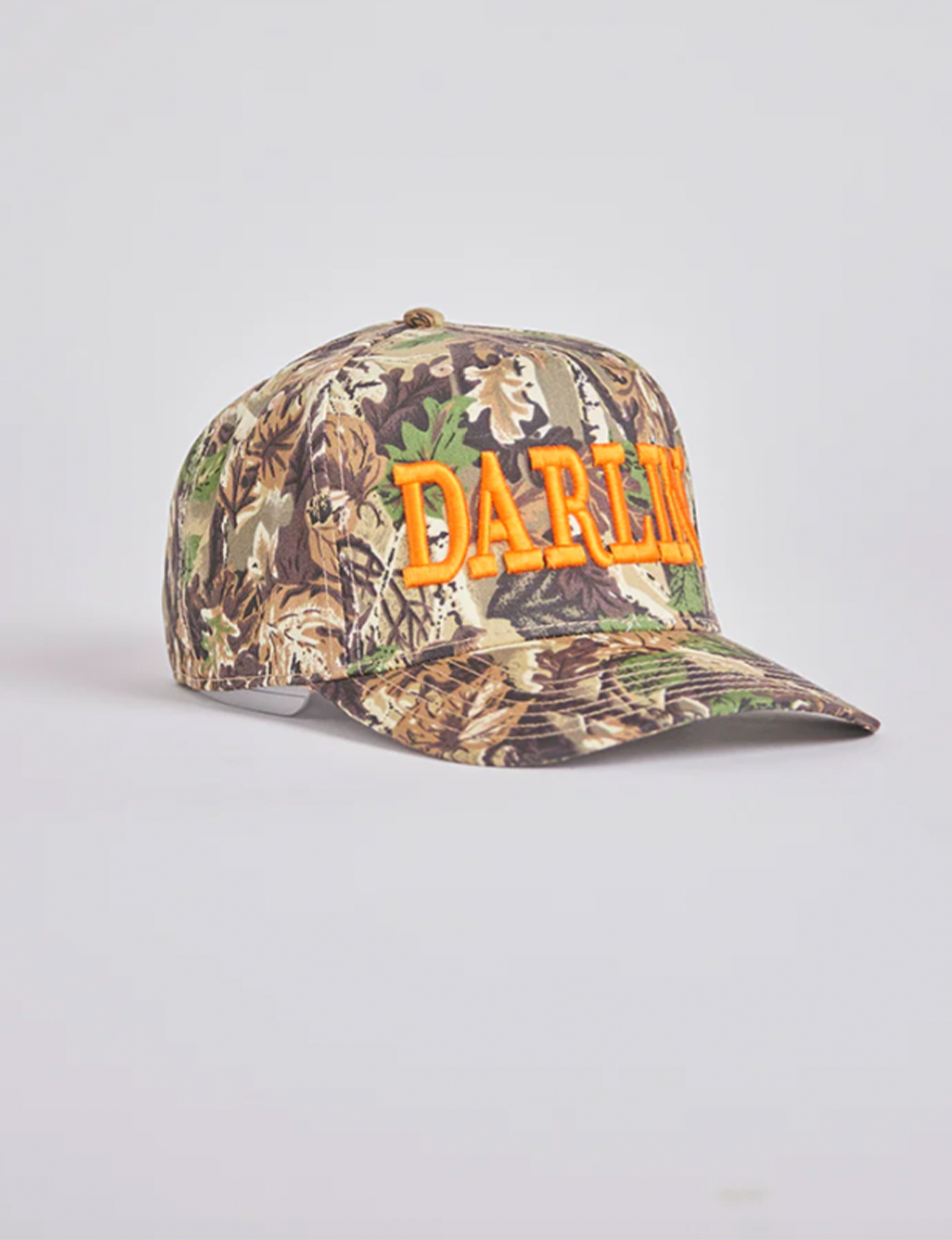 Snapback Heritage Hat, Camo/Orange