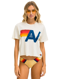 Logo Boyfriend Tee, Vintage White