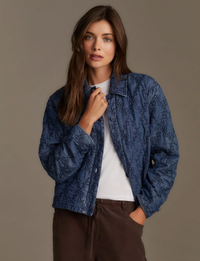 Quilted Barn Jacket, Indigo Lagoon Wash