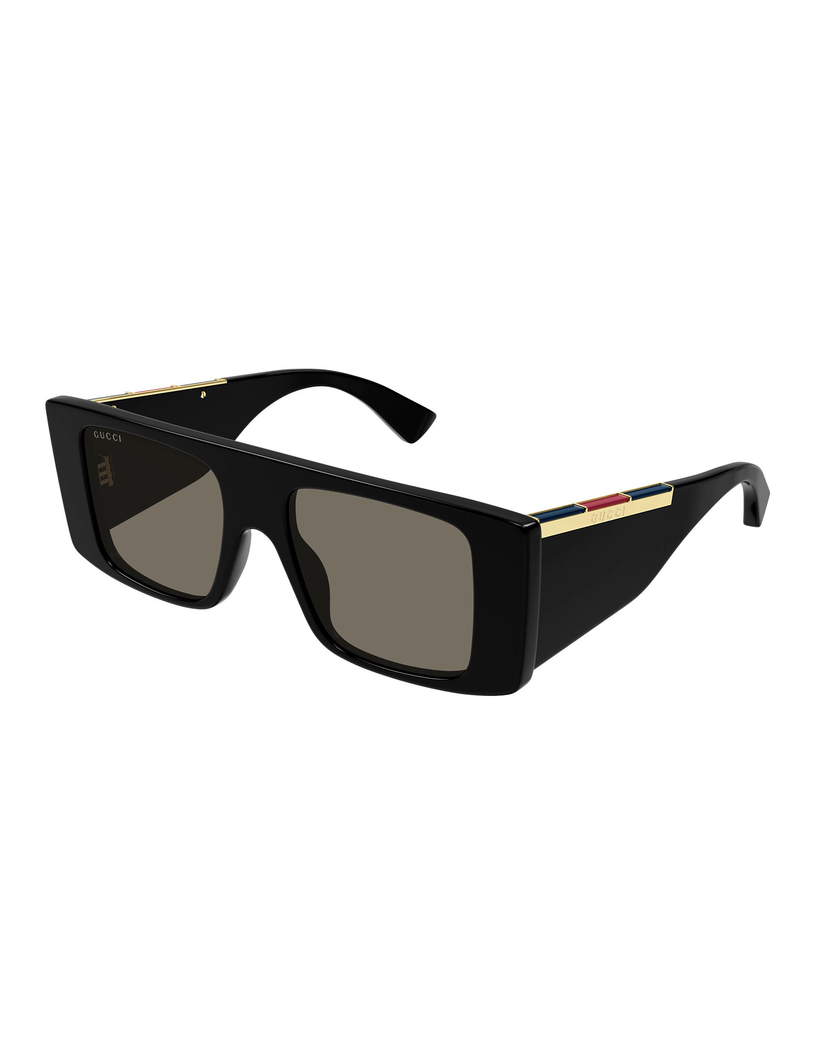 GG1888S-001 Sunglasses, Black/Brown
