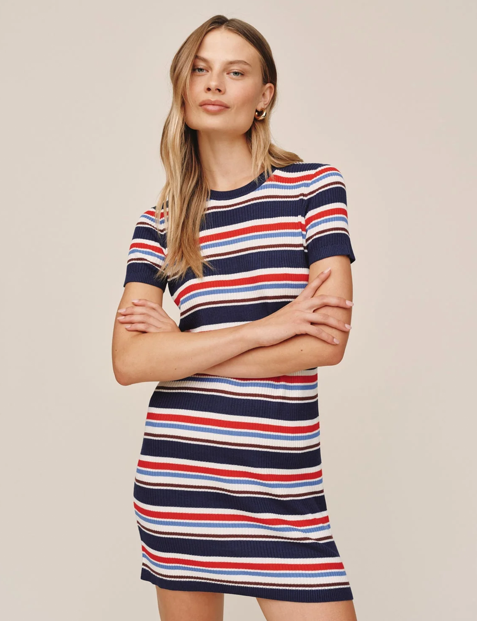 The Striped Tee Dress, Seaside