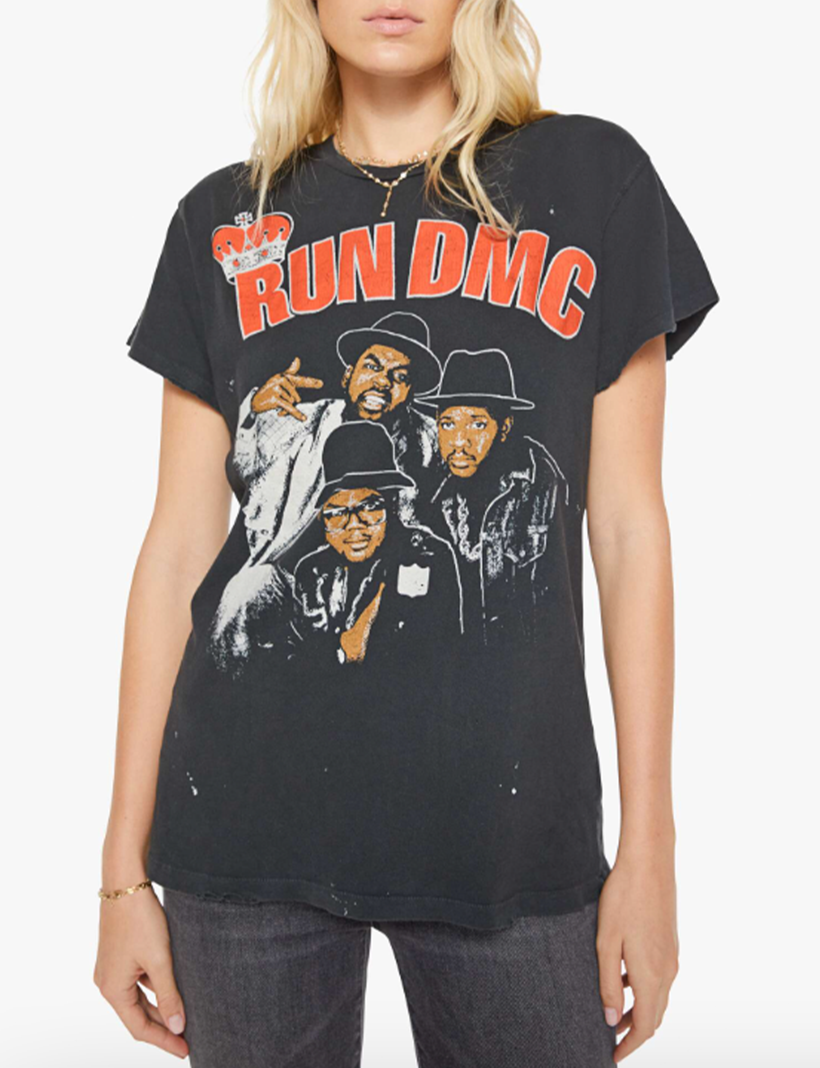 Run DMC Crew Tee, Coal