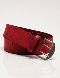 WTF Double Cross Belt, Crimson