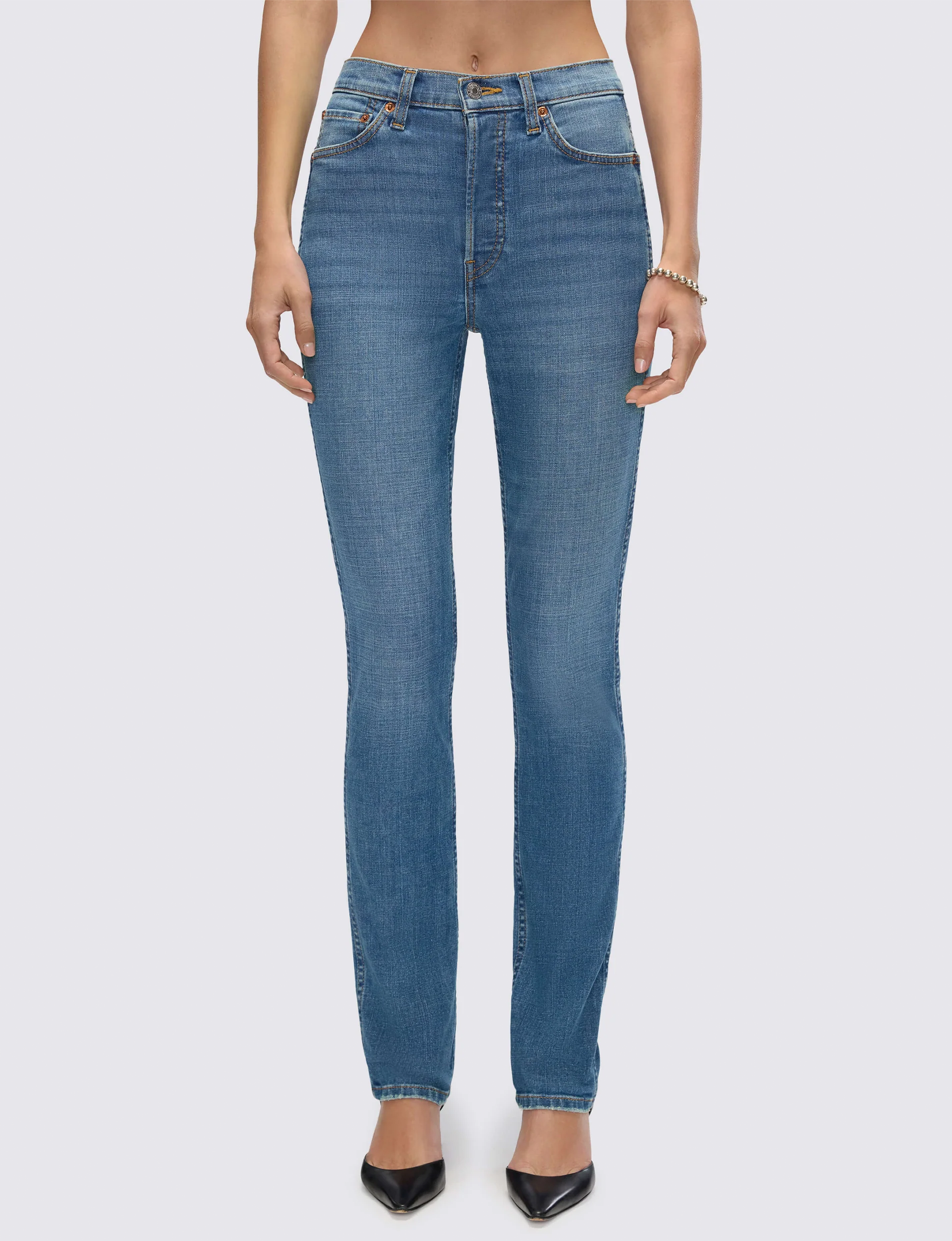 The Dagger High Rise Ultra Slim Jean, Mendocino Indigo