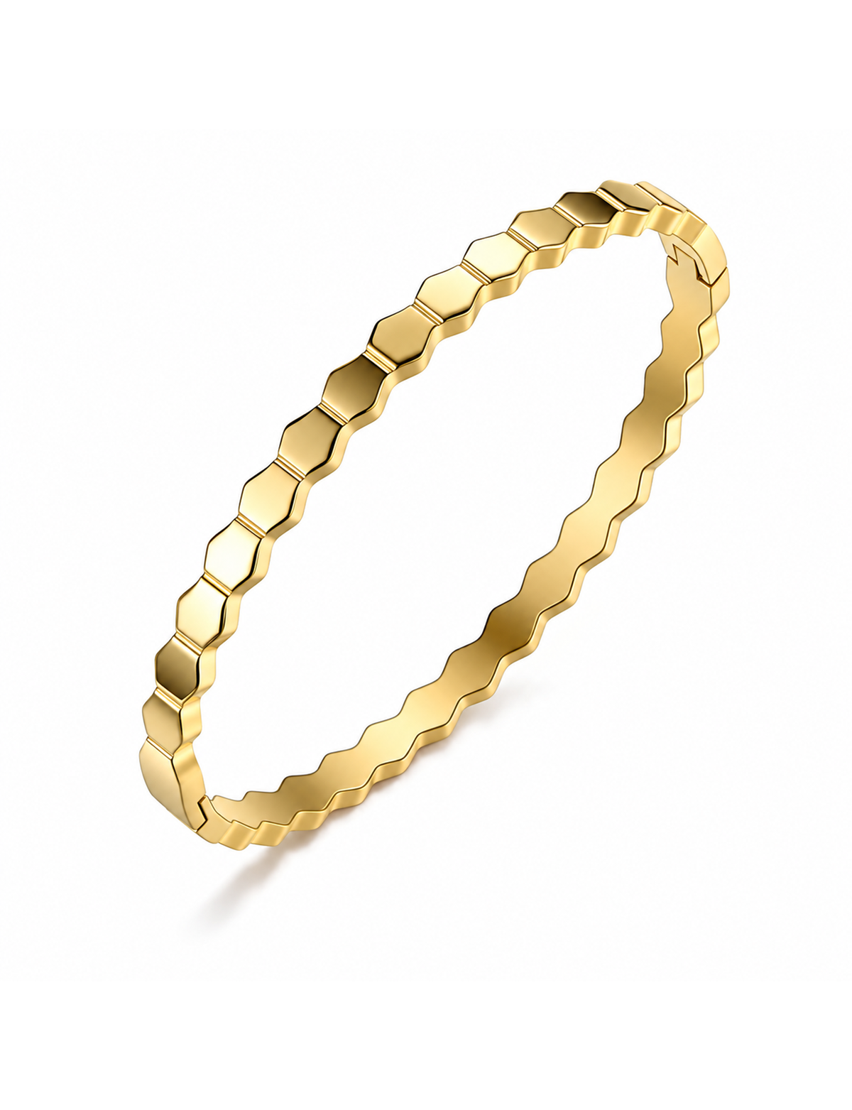 Honeycomb Bracelet, Gold