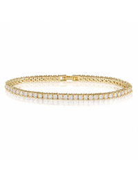 Karla Tennis Bracelet, Gold