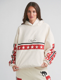 Spangled Hoodie, Creme