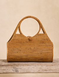 Ata Vine Handbag, Woven Roll