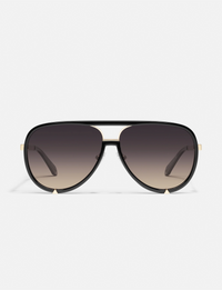 High Profile Polarized, Black Gold/Smoke