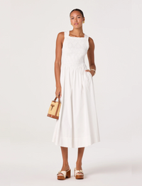 Hollie Dress, White