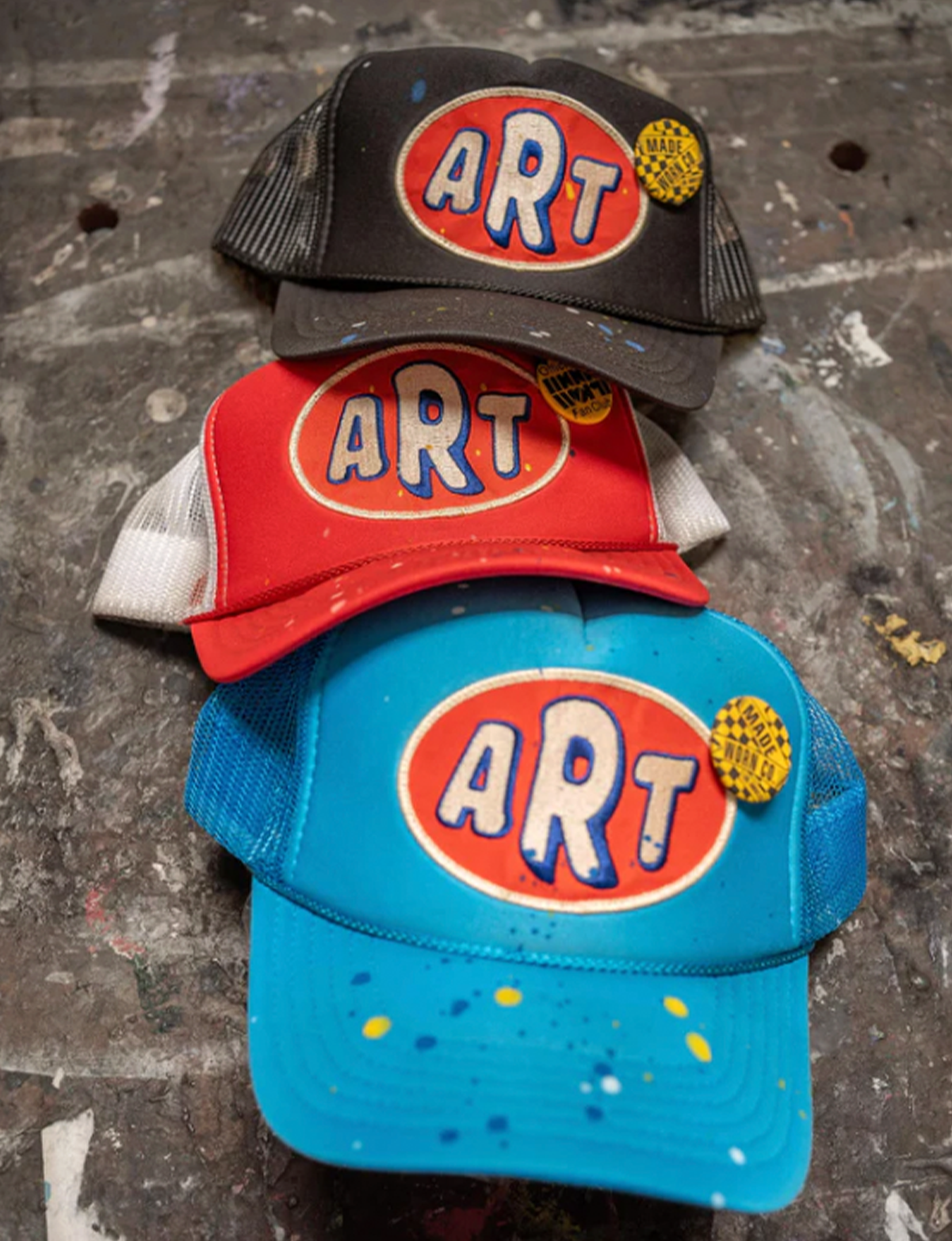 ART Trucker Hat, Black