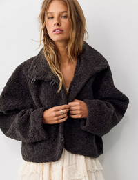 Softest Touch Jacket, Charcoal/Grey
