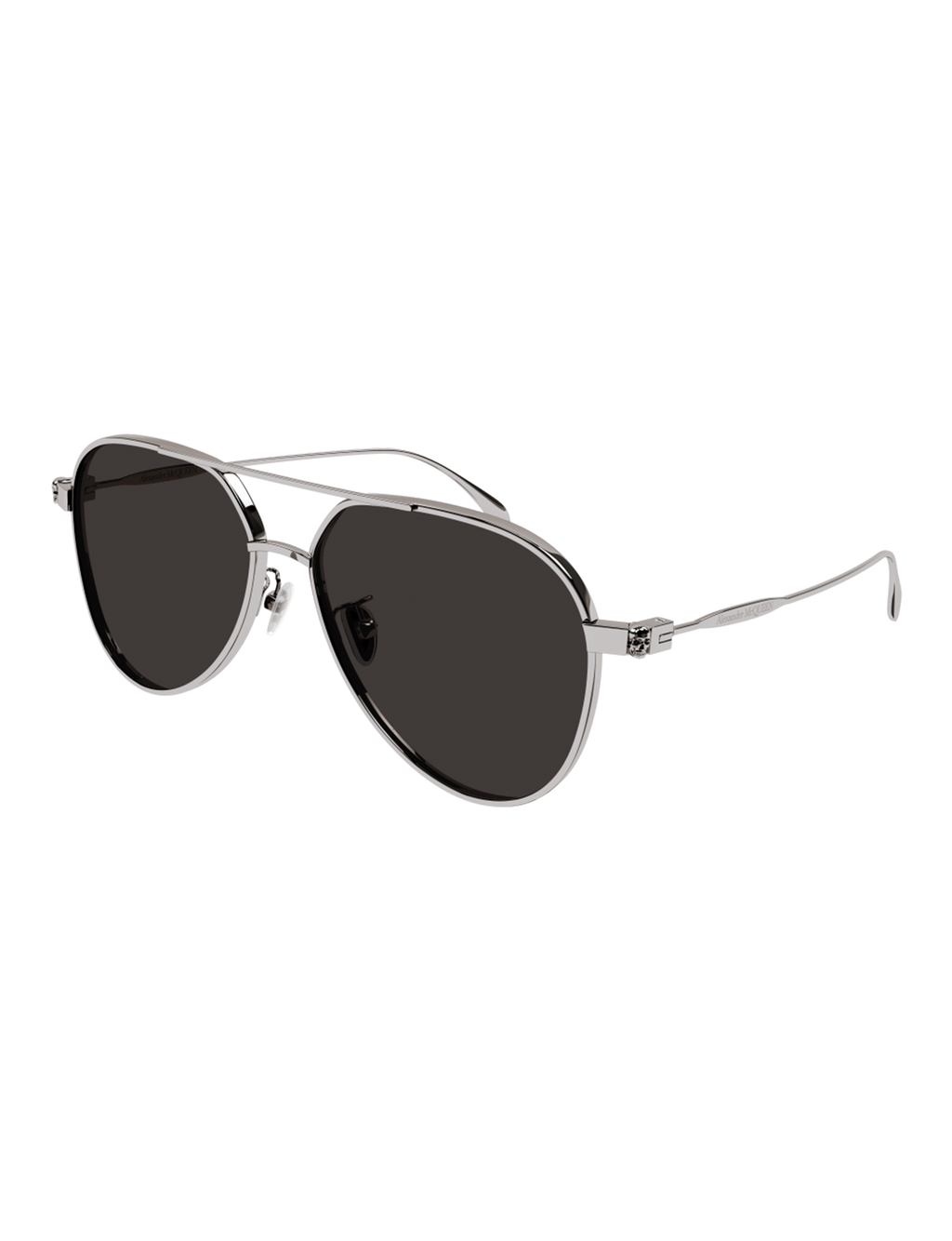 Casual Aviator Sunglasses, Silver