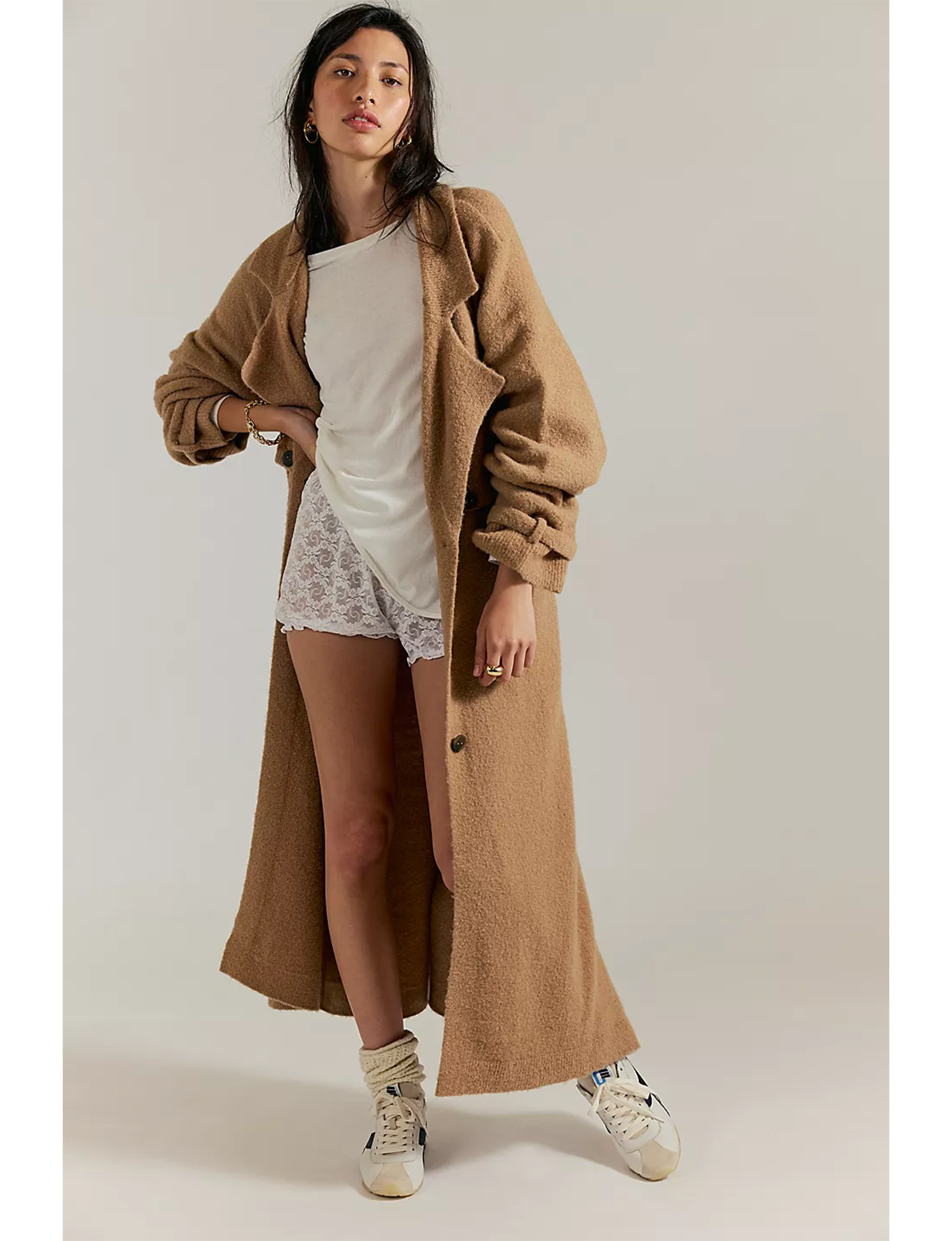 WTF Trespass Maxi Cardi, Morning Sand