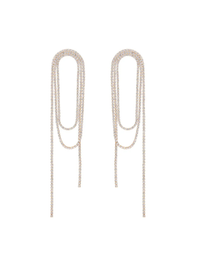 Natasha CZ Earring, Gold