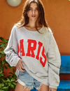 Oversized Paris Terry, Heather Grey