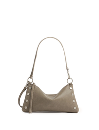 Kyle Small Handbag, Pewter/Brushed Silver