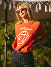 The Rolling Stones London Raglan Tee, Red