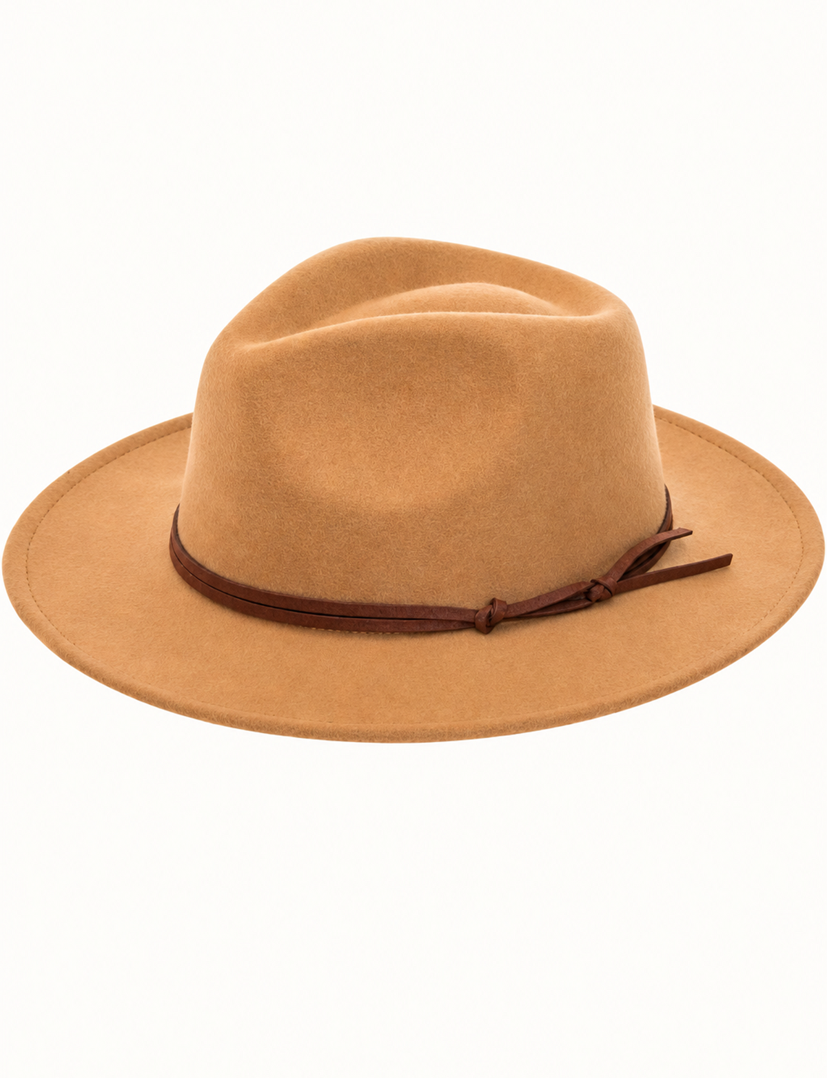 Vegan Poly Wool Rancher Hat, Camel