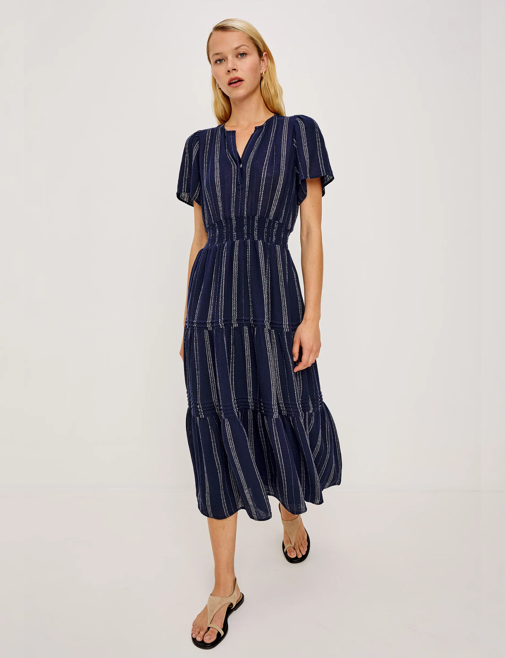 Cannes Dress, Marina Stripe