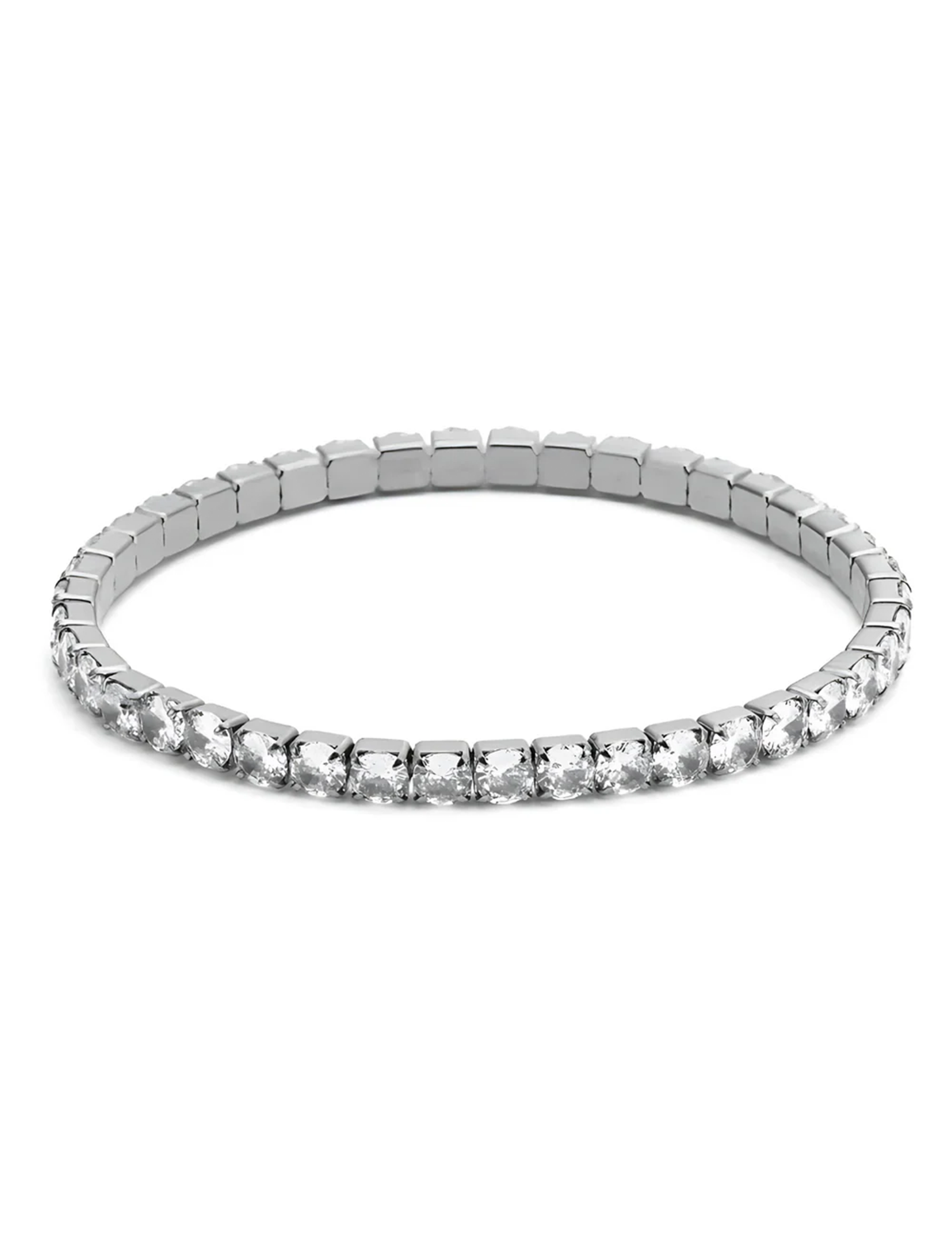 Eileen CZ Bracelet, Silver