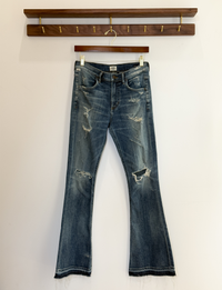 Citizens Of Humanity Drew Flip Flop Flare Jeans, Distressed Blue
