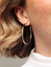 Jay Hoops, 2" Silver