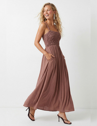 The Cord Maxi Dress, Mauve