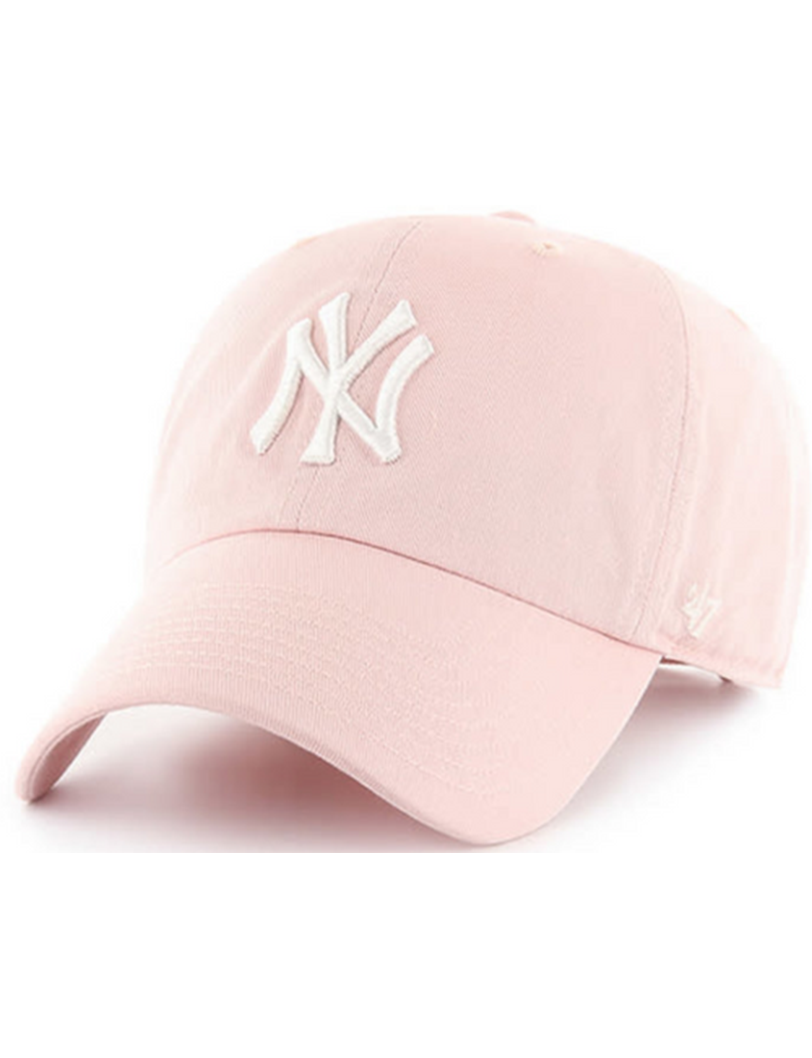 NY Yankees Basic Ball Cap, Pink/White