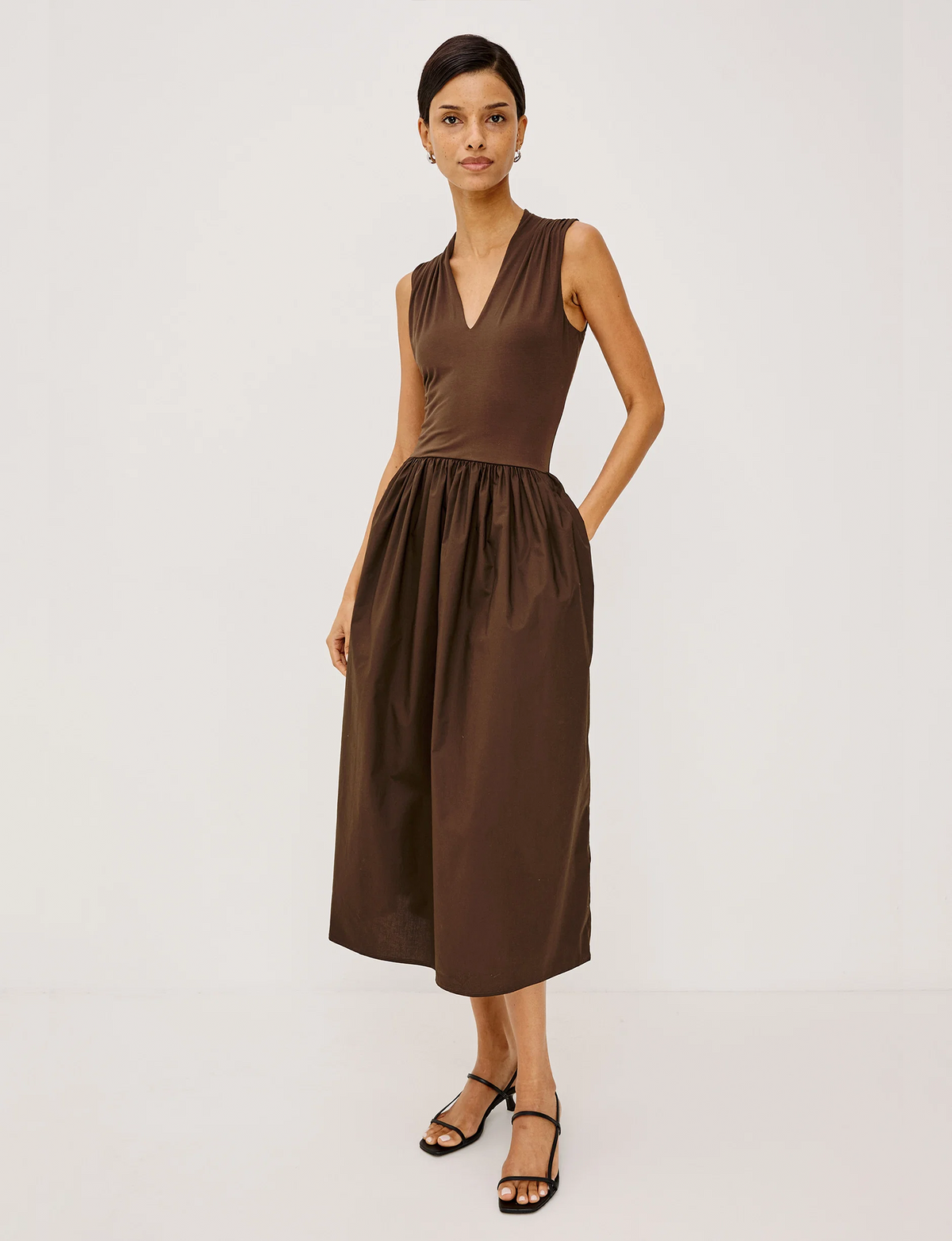 Winnie Dress, Espresso
