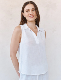 Alara Tank, White