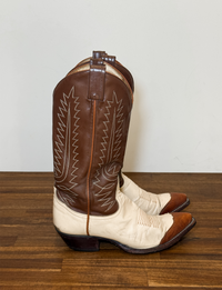Tony Lama Style K2183 Cowboy Boots, Two Tone