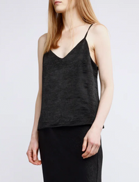 Molly Camisole, Black Cupro