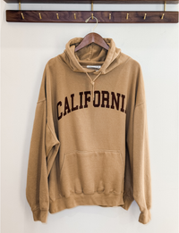Audrey 3 + 1 California Hoodie, Tan/Brown