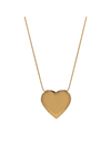 Large Cora Heart Necklace, Gold