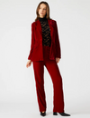 Mercer Velvet Pant, Red Velvet