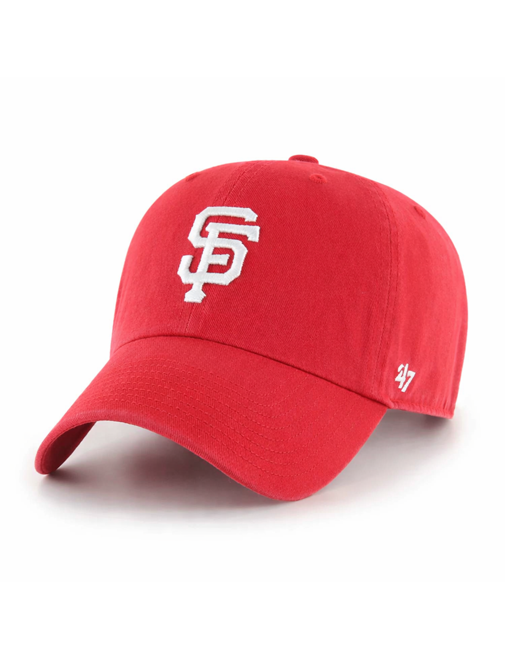 SF Giants Basic Ball Cap, Red/White