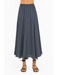 Sophia Midi Skirt, Deep Navy