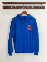 Anti Social Social Club Hoodie, Blue/Orange