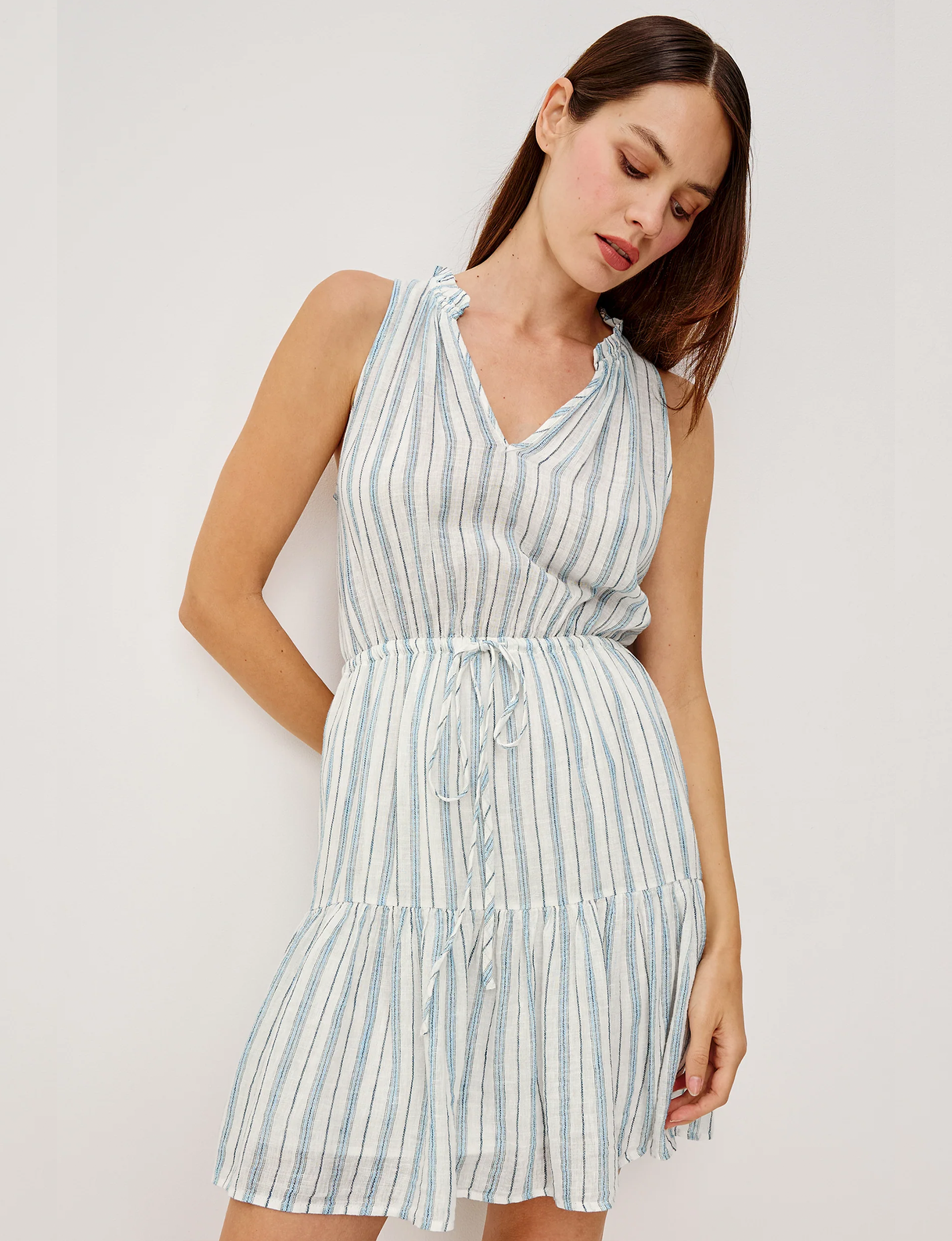 Albany Dress, Windward Stripe