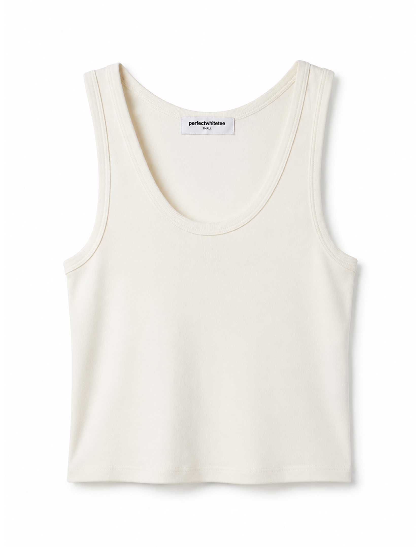 Blondie Tank, Bright Ivory